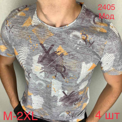 Футболка Vip Stone р M-2XL Чоловіча 2405 grey