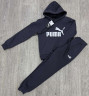 Спортивний костюм дитячий Puma на флісі "1041-2/ 1001-2" (р: 9-13 років) 2 кольори, в упаковці 5 шт. №379020 - Spider