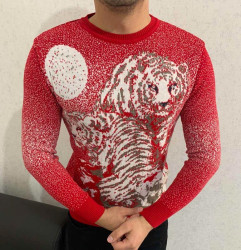 Джемпер No Brand р M-2XL Чоловічий S2538 red