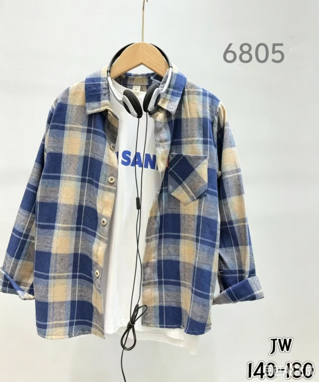 Сорочка дитяча, трикотаж, м. 6805 (Розмір: 140-180) в упаковці 5 штук №346011 - Vanda SE1013