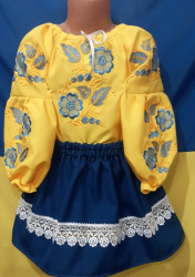 Костюм-вишиванка дитячий  2-8 років в упаковці 4 штуки №820481