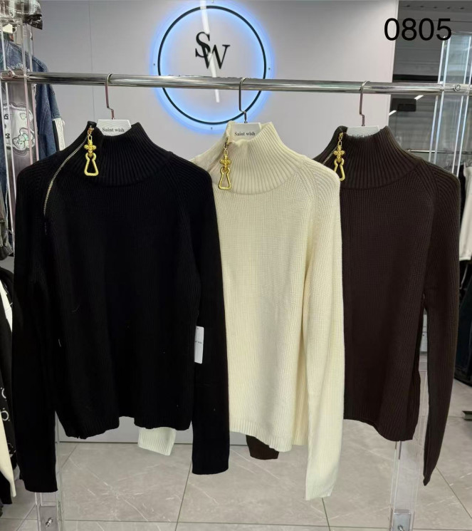 Кофта жіноча кашемір м.0805 (Розмір:OverSize) мікс кольорів в упаковці 8 штук №764218 - Saint Zel3317